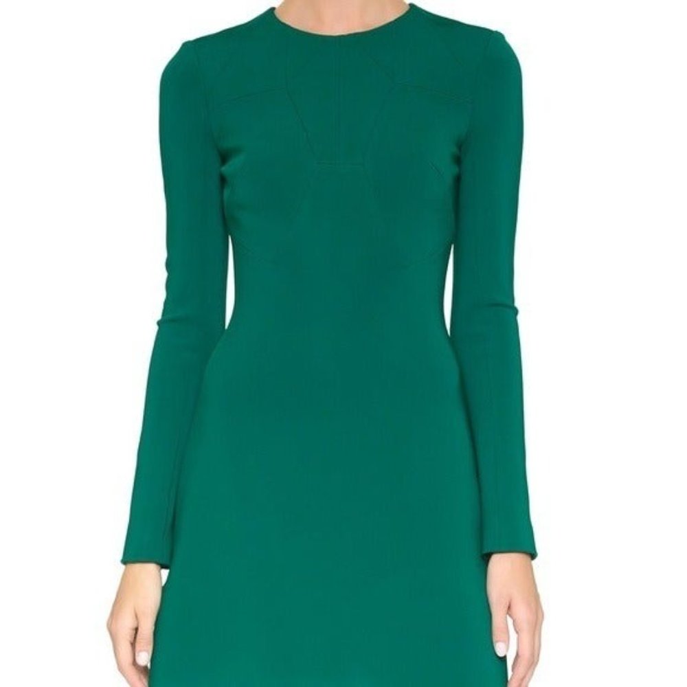 CUSHNIE ET OCHS Emerald Long Sleeve Dres - Picture 3 of 10
